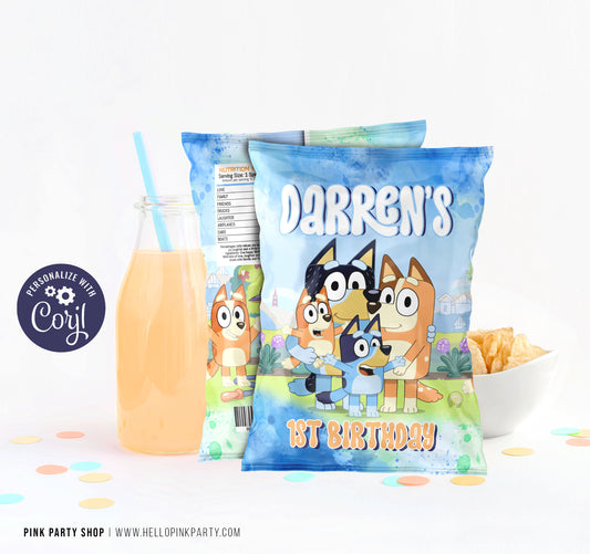 BLUEY CHIP BAG WRAPPER DESIGN