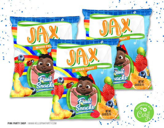 COCOMELON FRUIT SNACK FRUIT SNACKS WRAPPER DESIGN