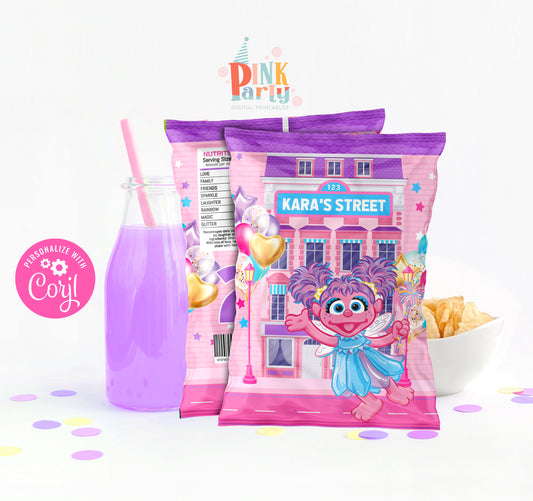 ABBY CADABBY CHIP BAG WRAPPER DESIGN