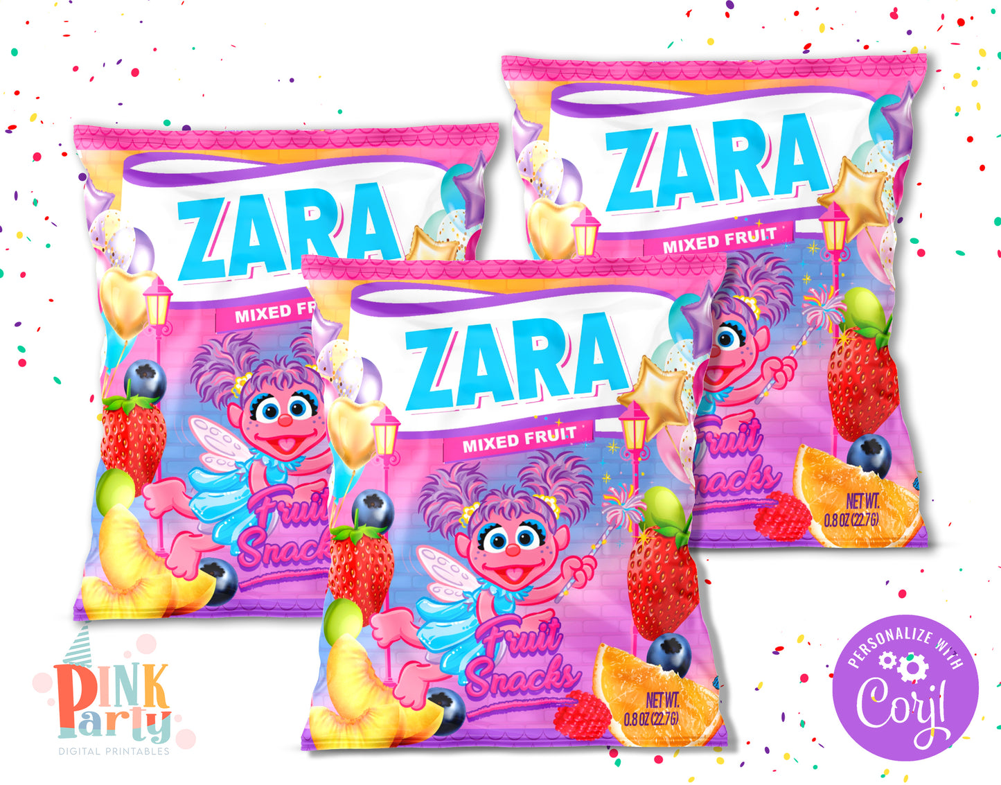 ABBY CADABBY EDITABLE PRINTABLE PARTY BUNDLE