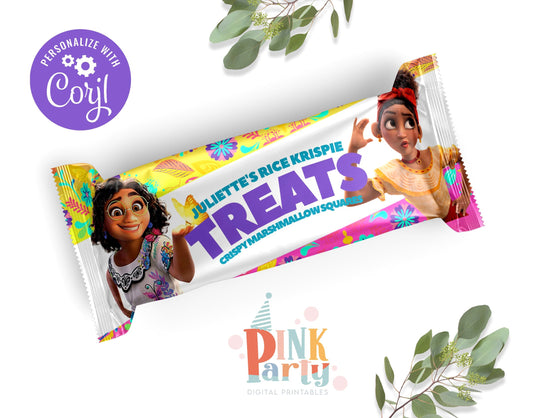ENCANTO MARIBEL RICE KRISPIES EDITABLE WRAPPER
