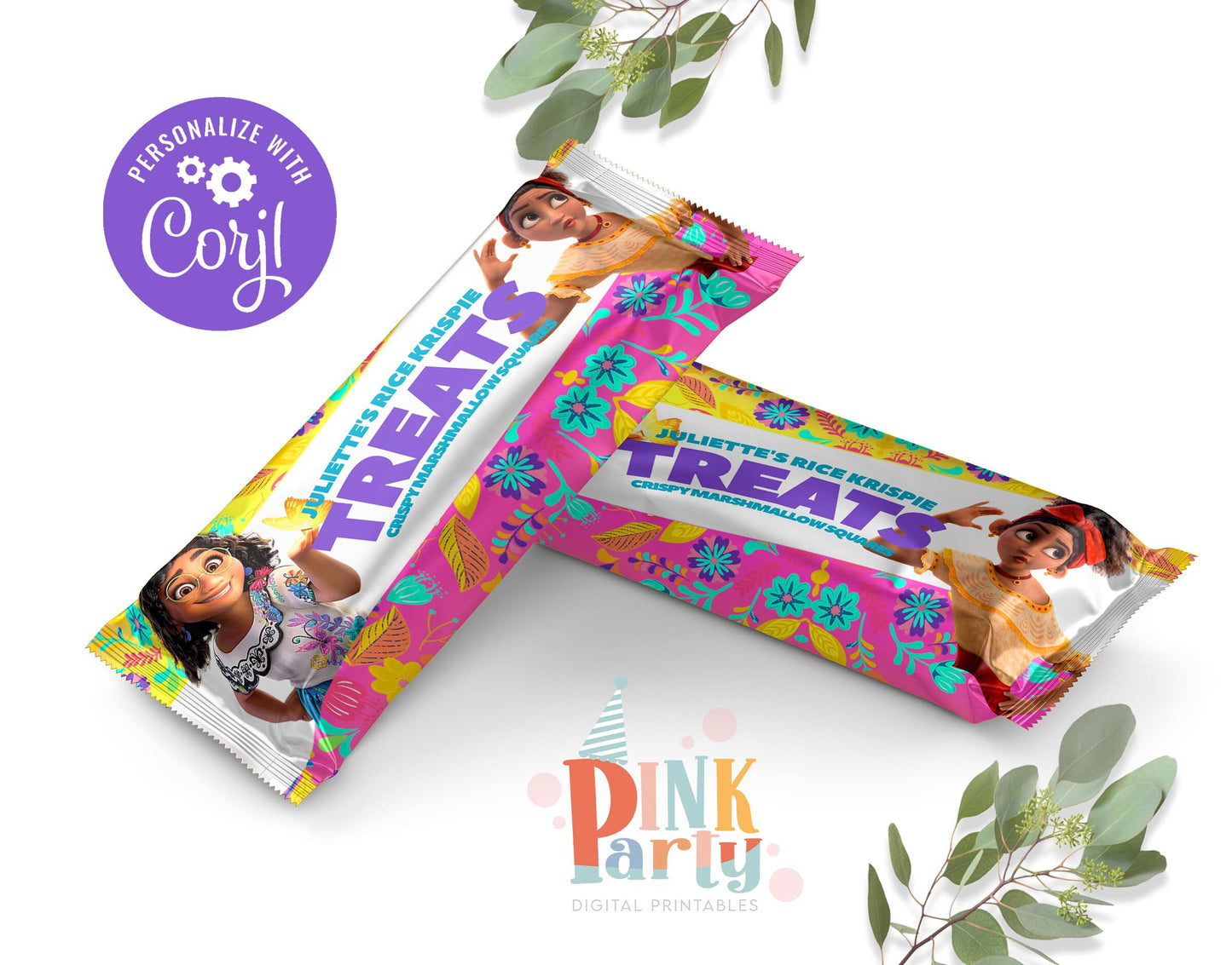 ENCANTO MARIBEL RICE KRISPIES EDITABLE WRAPPER