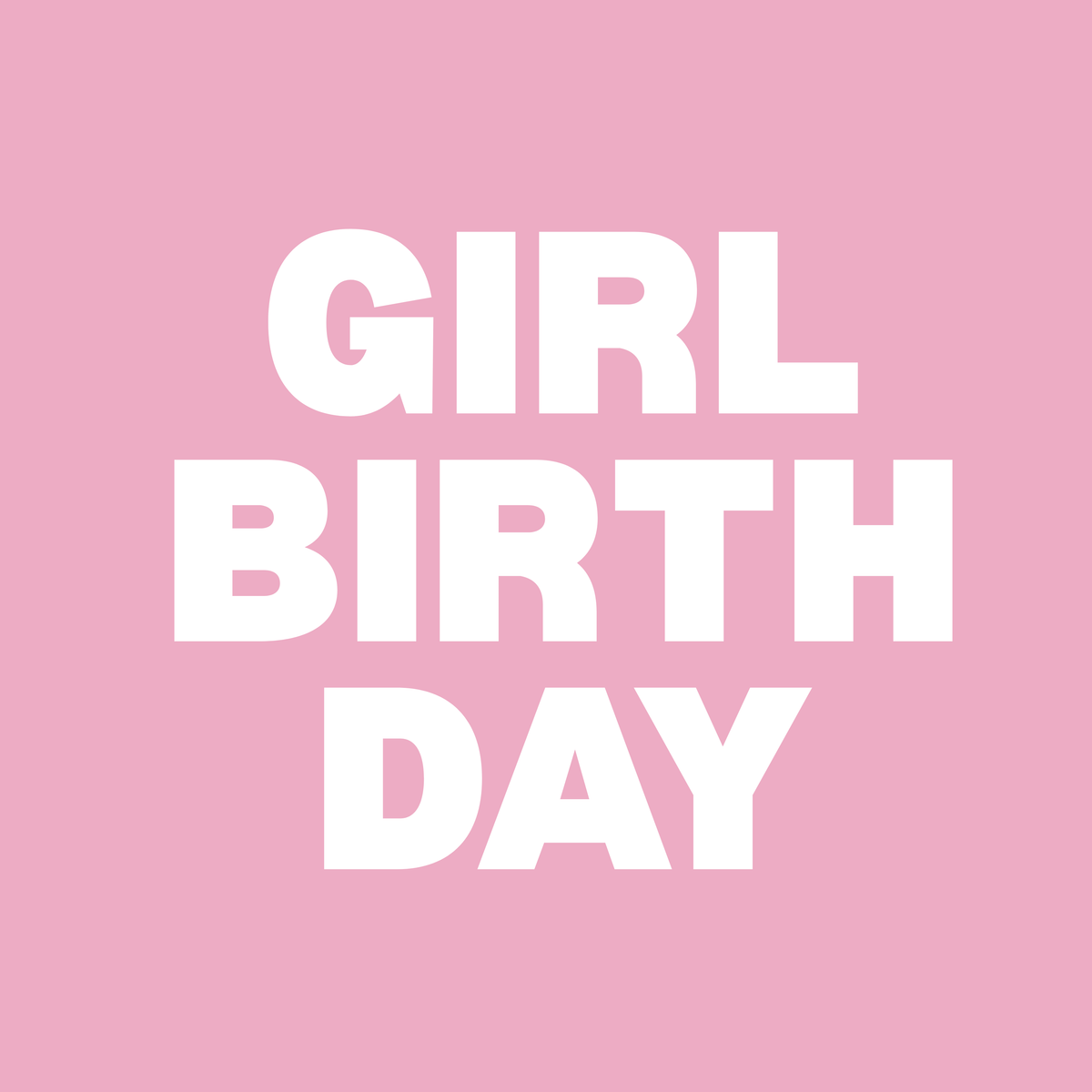 Girl Birthday Party Printables