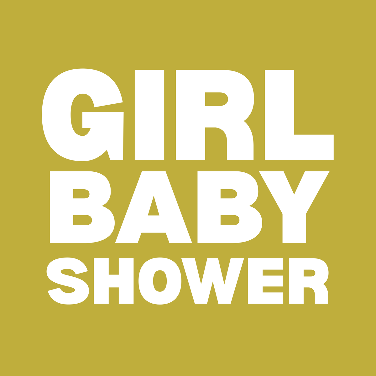 Girl Baby Shower Printables