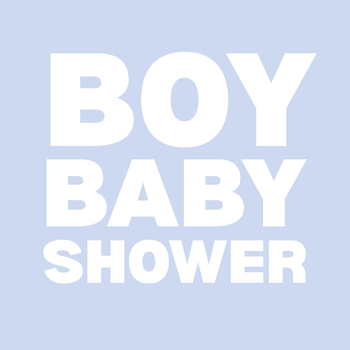 Boy Baby Shower Printables