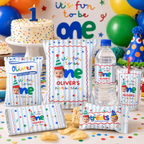 Fun to Be One Party Favors Bundle – Blue Stripes