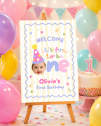 Fun to Be One First Birthday Party Bundle – Yellow Stripes