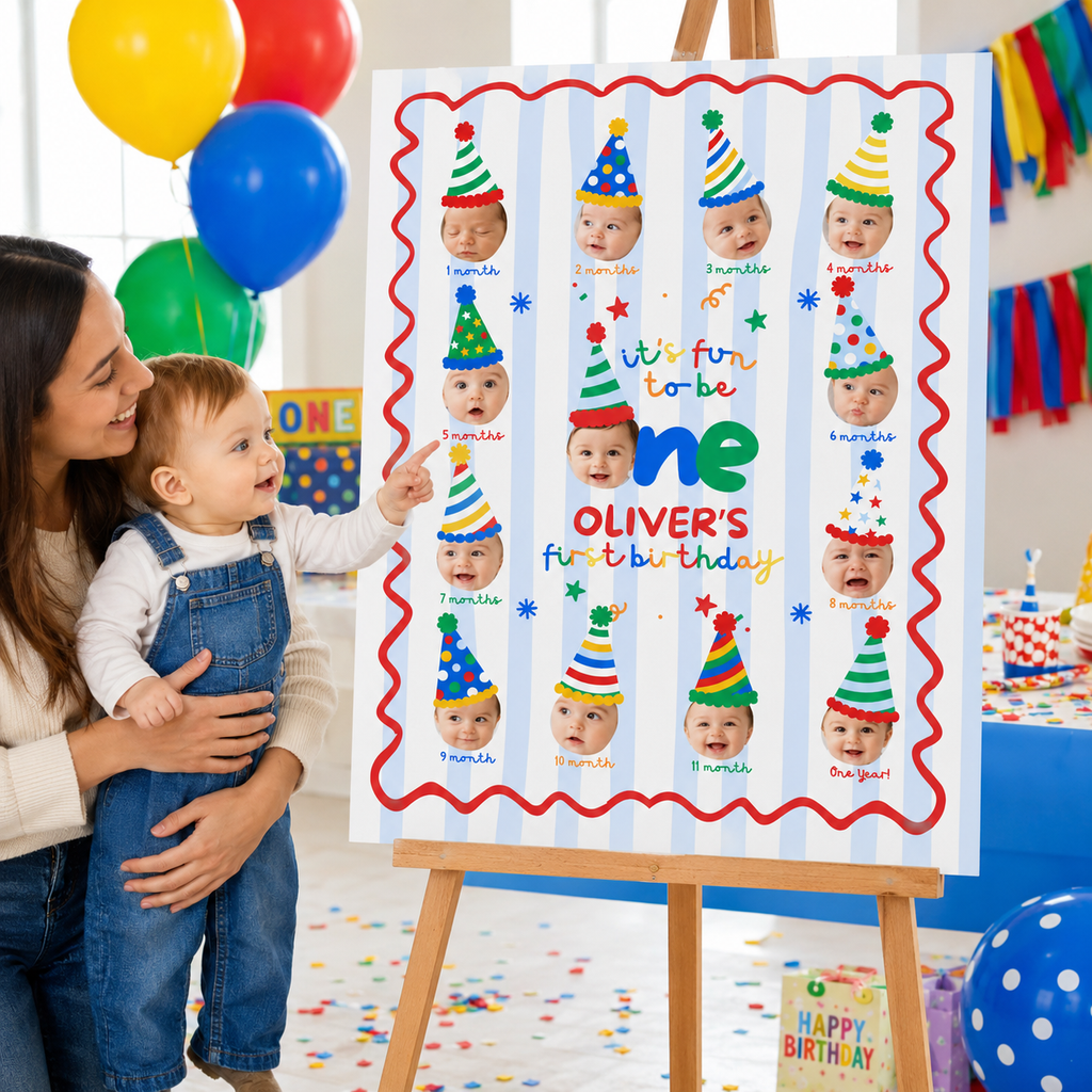 Fun to Be One First Birthday Party Bundle – Primary Colors