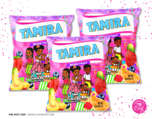 GRACIE'S CORNER FRUIT SNACKS WRAPPER DESIGN