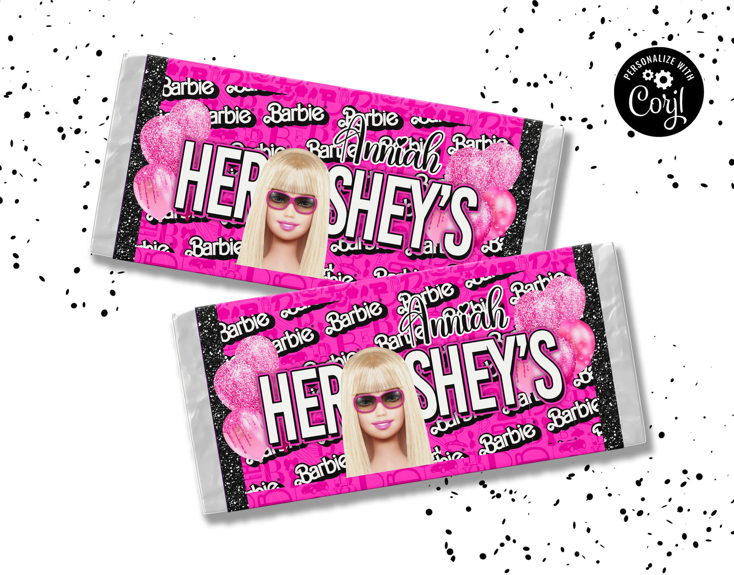 BARBIE DOLLS PRINTABLE EDITABLE PARTY BUNDLE KIT