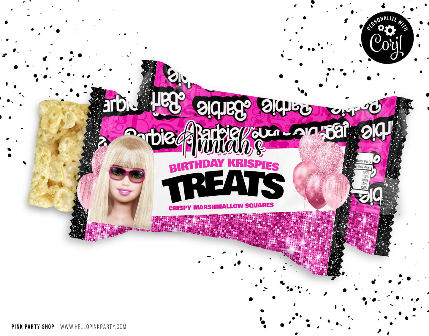 BARBIE DOLLS PRINTABLE EDITABLE PARTY BUNDLE KIT