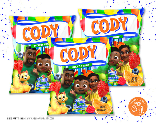 COCOMELON FRUIT SNACK FRUIT SNACKS WRAPPER DESIGN