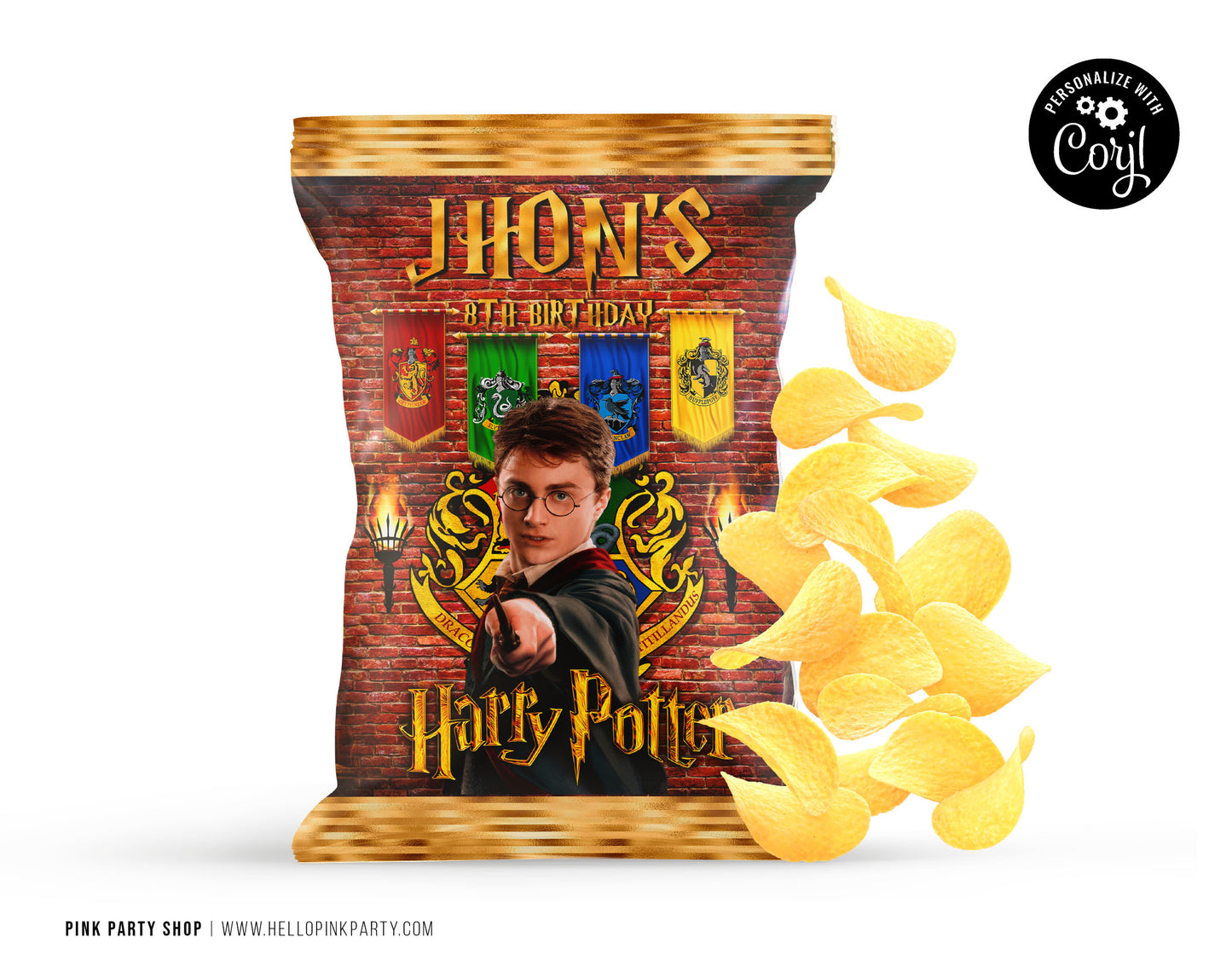 HARRY POTTER CHIP BAG WRAPPER DESIGN