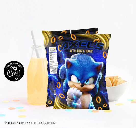 SONIC CHIP BAG WRAPPER DESIGN