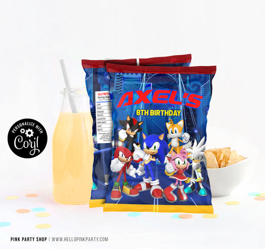 SONIC CHIP BAG WRAPPER DESIGN