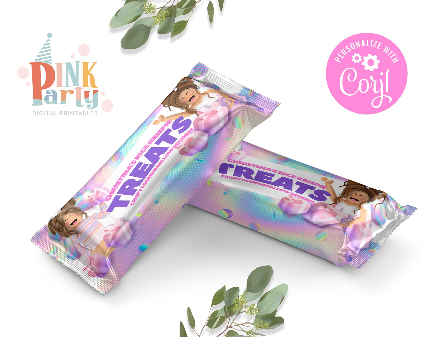 ROBLOX EDITABLE RICE KRISPIE TREATS WRAPPER