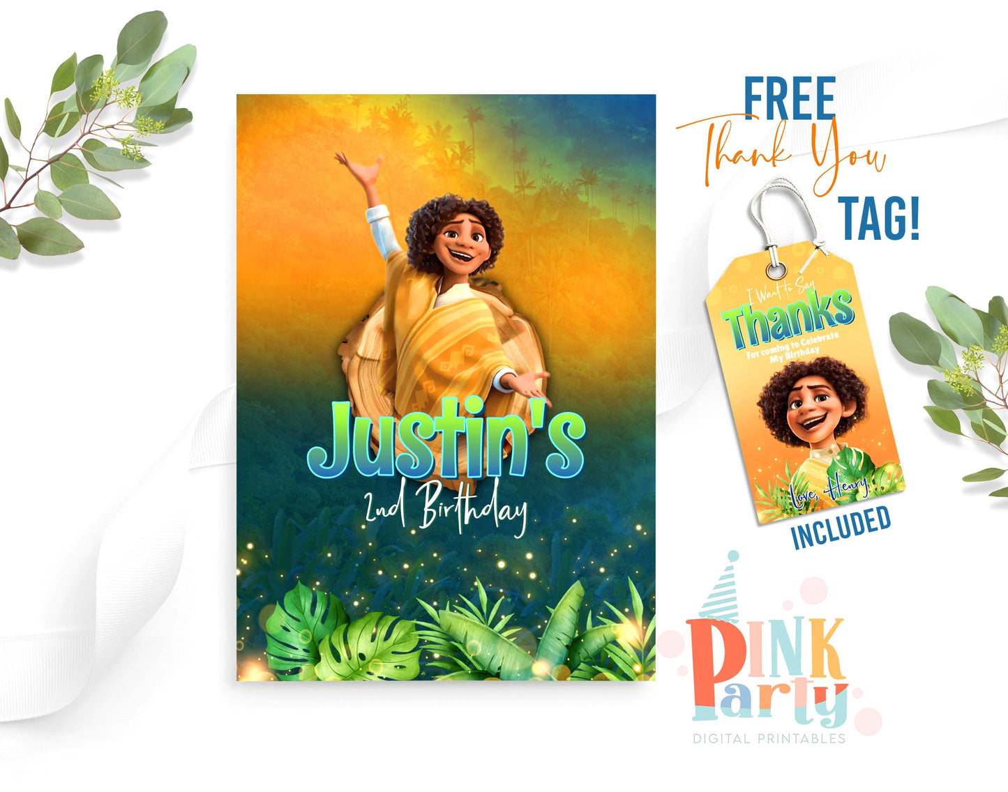 CAMILO ENCANTO EDITABLE TEMPLATE INVITATION