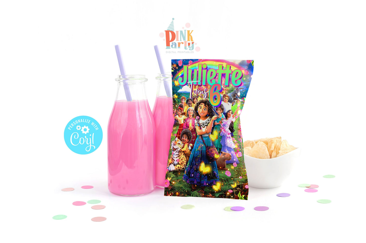 ENCANTO MADRIGAL CHIP BAG EDITABLE WRAPPER TEMPLATE