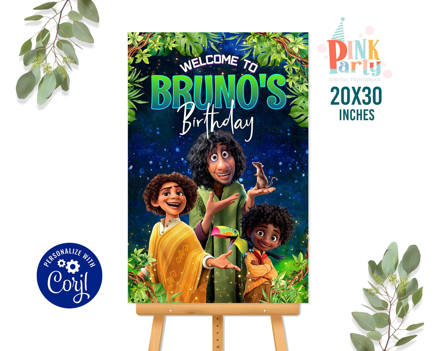 ENCANTO WELCOME SIGN EDITABLE TENM