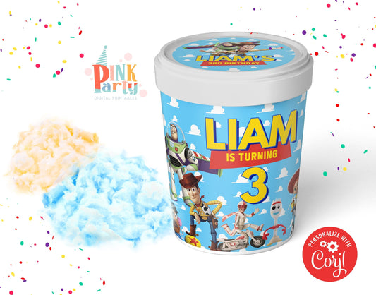 TOY STORY EDTABLE COTTON CANDY WRAPPER