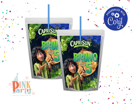BRUNO ENCANTO CAPRI SUN EDITABLE POUCH LABEL