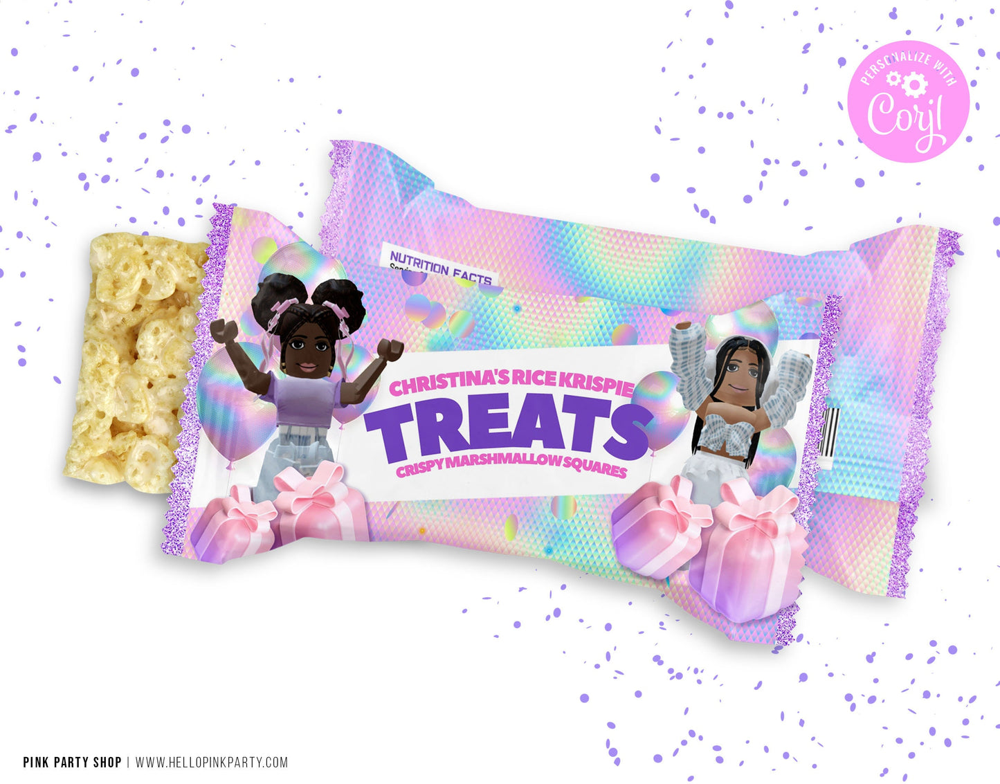 Roblox Girls EDitable Bundle printable party kit