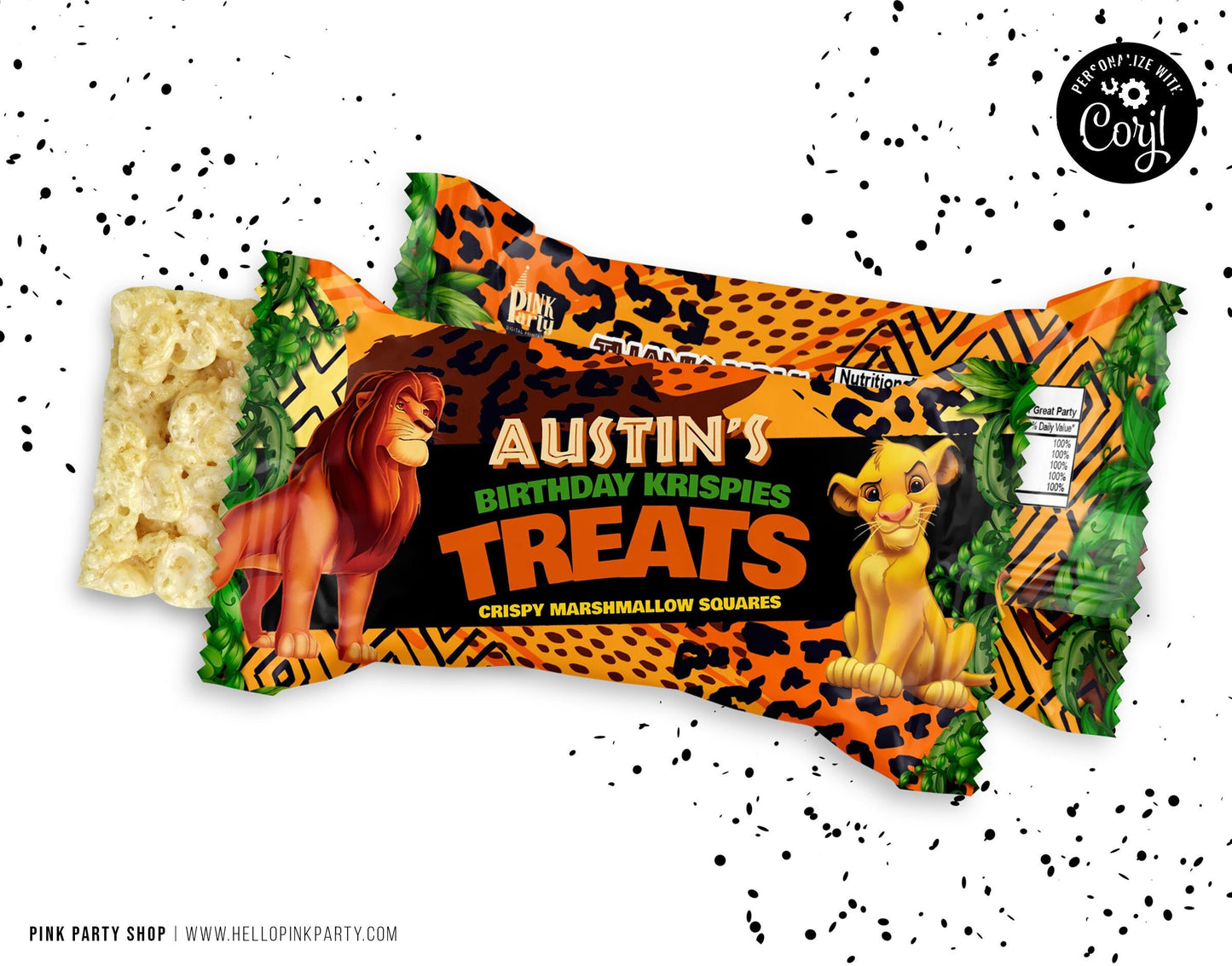 Kids Birthday candy bar wrapper, Printable templates, kids Birthday rice krispie labels, kids Editable wrapper labels, favor box wrapper