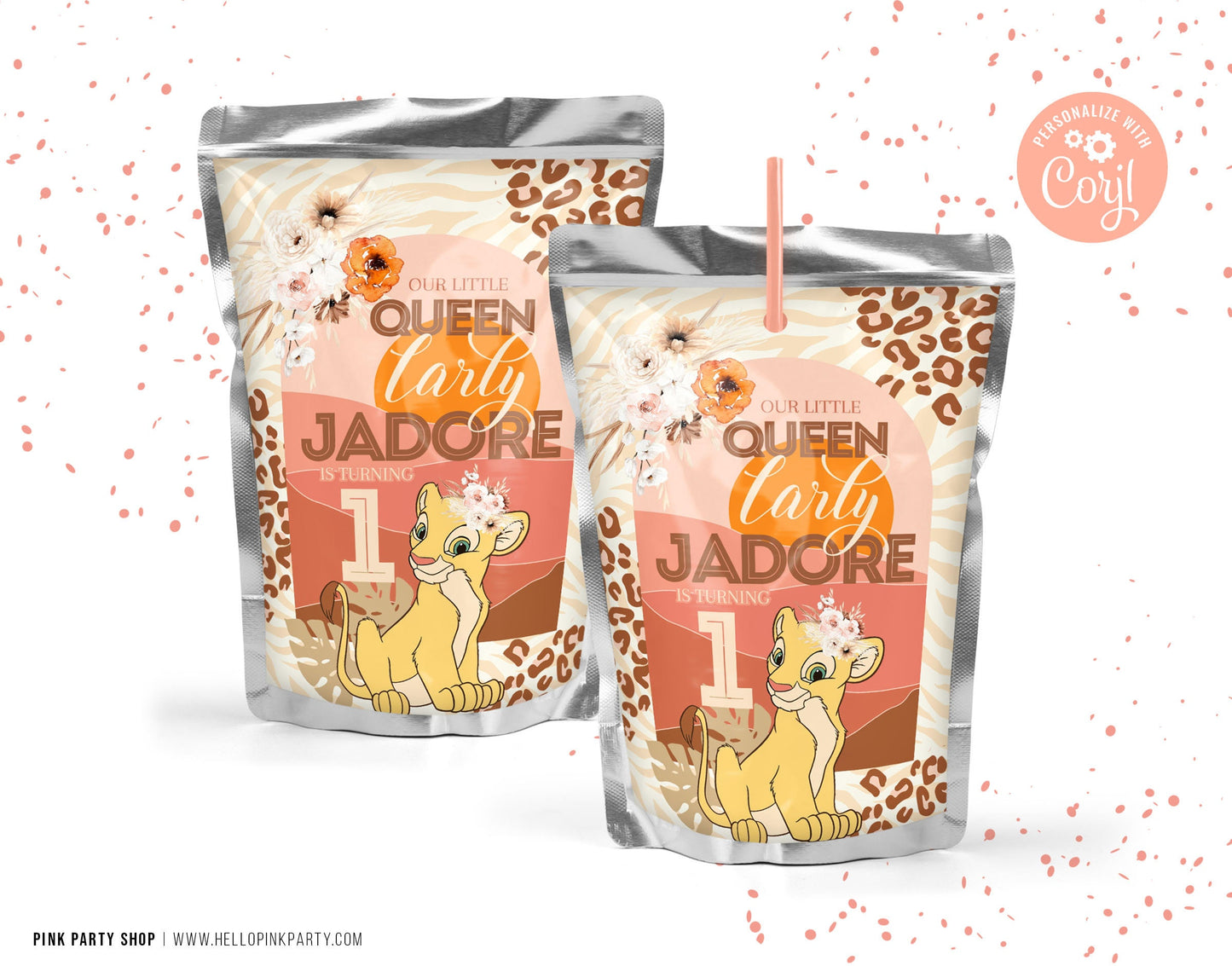 Kids Birthday Party Bundle Kit, Template Printable, Kids baby shower Birthday chip bag, Boho Editable labels, Kids party Kit Bundle editable