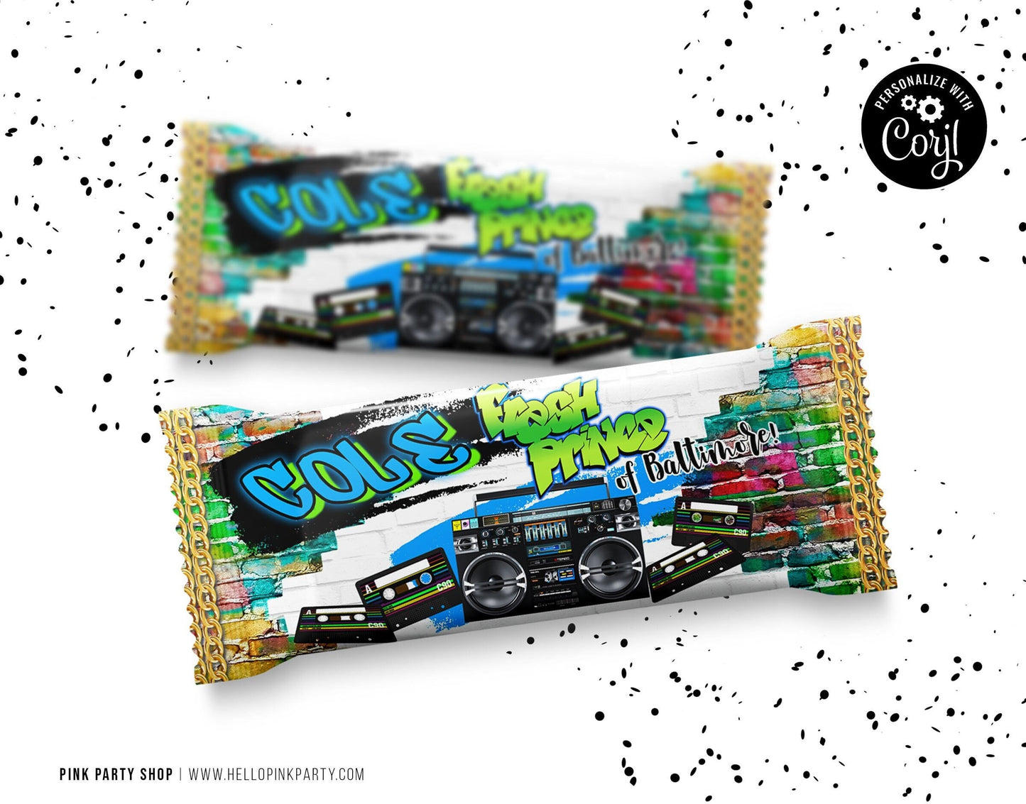 Fresh Prince Skittles editable printable template