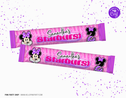 MINNIE MOUSE  STARBURST WRAPPER DESIGN